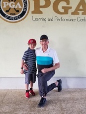 Dr. Marks with his grandson